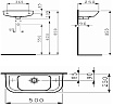 Раковина Laufen Pro 50 см L, арт. 8.1695.7.000.105.1