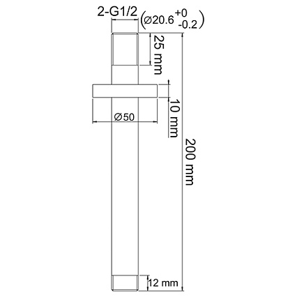 Кронштейн для душа WasserKRAFT A068