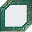 Декор Kerama Marazzi Клемансо зеленый 15х15 см, HGD\D250\18000