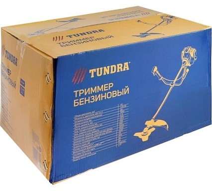 Бензиновый триммер Тундра Easy-start, леска/нож, 43 см3, 2 л.с., в двух коробках 5513385