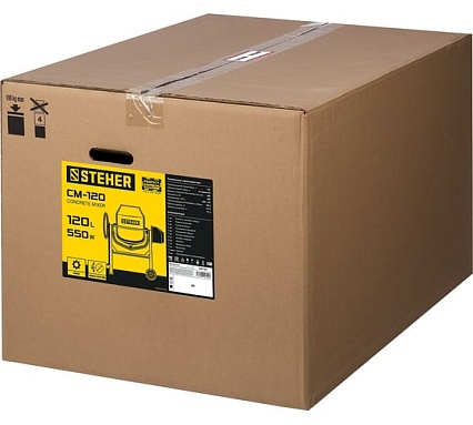 Бетономешалка Steher 120 л CM-120
