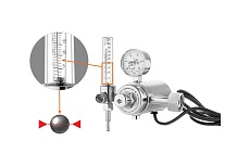 Регулятор расхода газа универсальный У-30/АР-40-П-220-Р (JTR-198 220V) Сварог 100082