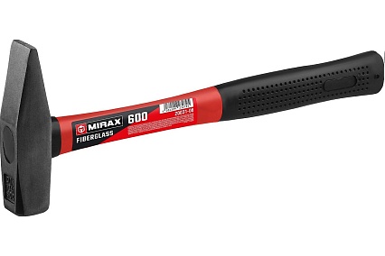 Молоток MIRAX 600 г, с фиберглассовой рукояткой 20031-06