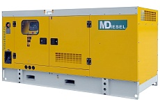 Резервный дизельный генератор MDiesel МД АД-100С-Т400-1РКМ29 в шумозащитном кожухе 040480