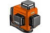 Лазерный уровень 3D Neo Tools 15 м, красный, самовыравнивание 4, магнитный держатель, кейс 75-104