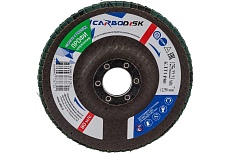 Круг лепестковый торцевой КЛТ 1, 125x22.23 мм, цирконий, P80 CARBODISK Н0160547 00-00016187