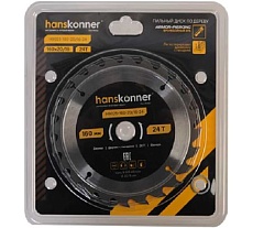 Пильный диск по дереву Hanskonner ArmorPiercing 160x20/16мм, 24 зуба, H9025-160-20/16-24
