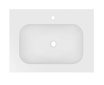 Раковина Vincea Elise 80 см, Corian, белый матовый VCB-4EL800MW