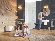 Подвесной унитаз Grohe Euro Ceramic 39328000 безободковый