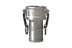 Нержавеющий камлок TITAN LOCK тип C, розетка с хвостовиком 3", AISI316 TL300CSS316