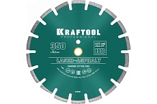 Диск алмазный отрезной по асфальту Kraftool LASER-ASPHALT (350х25.4 мм) 36687-350