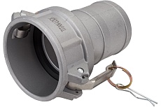 Алюминиевый камлок TITAN LOCK типа С серия EcoLine, розетка с хвостовиком 3&quot; TL300CAL-EL