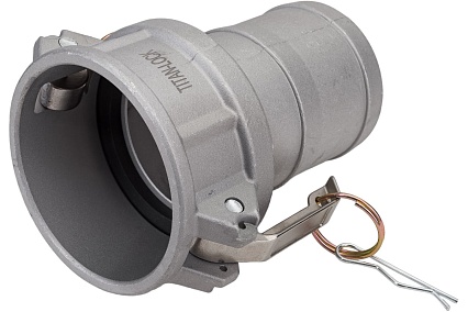 Алюминиевый камлок TITAN LOCK типа С серия EcoLine, розетка с хвостовиком 3" TL300CAL-EL