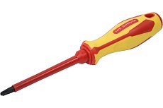 Комбинированная диэлектрическая отвертка King Tony Slotted/Phillips №2, 100 мм 147E0204