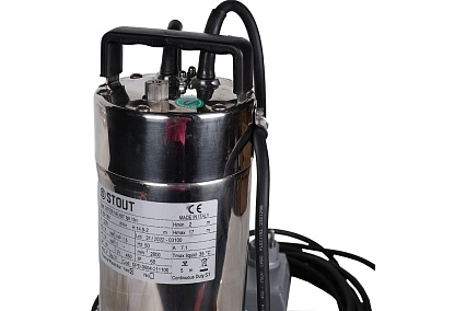 Дренажный насос с режущим механизмом STOUT Spd-0004-211100 RG0091CN918EUB