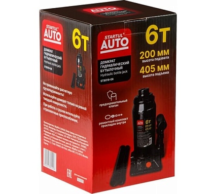 Гидравлический бутылочный домкрат STARTUL Auto 6 т ST8019-06
