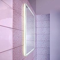 Зеркало Бриклаер Эстель-1 100 см с подсветкой, сенсор на зеркале, 4627125414244