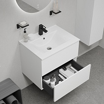Тумба с раковиной Iddis Bild 60 см белый BIL60W0i95K