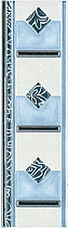 Бордюр Kerama Marazzi Карелия синий 5.8х20 см, A726/8047