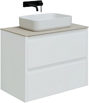 Мебель для ванной Allen Brau Fantasy 80 см 2 ящика, white matt
