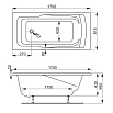 Акриловая ванна VagnerPlast Max Ultra 170x82