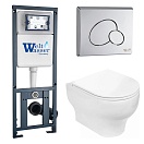 Комплект Weltwasser 10000006464 унитаз Erlenbach 004 GL-WT + инсталляция Marberg 410 + кнопка Mar 410 RD