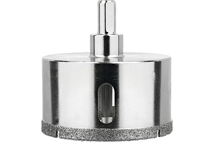 Коронка алмазная по керамограниту и керамике с центрирующим сверлом 70 мм Diamond Industrial DIDCSC070