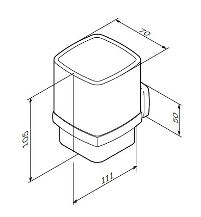 Стакан подвесной Am.Pm Gem A9034300