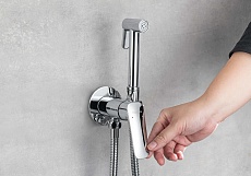 Смеситель Aquatek Вега AQ1019CR с гигиеническим душем, хром