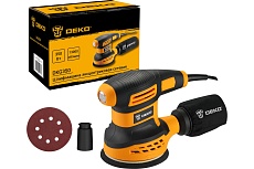 Эксцентриковая сетевая шлифмашина Deko DKG350 063-4263