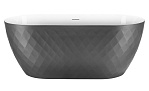 Акриловая ванна Black&White Swan SB320 Grey 170x78 серый