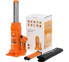 Бутылочный домкрат Airline 8 т, в сумке, MIN - 236 мм, MAX - 475 мм AJ-B-08