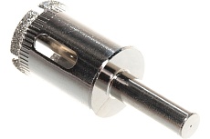 Коронка с центрирующим сверлом по стеклу и керамике (22х55 мм) Vertextools 336-22-55