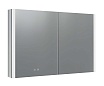 Зеркальный шкаф Aquatek 100x70 см с подсветкой, антипар, хром AQ7109-MLC