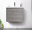 Тумба с раковиной BelBagno Kraft 39-600 60 см Cemento Grigio