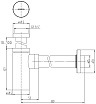 Сифон для раковины Allen Brau Priority 5.31025-BN никель