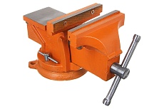 Слесарные тиски Ермак с поворотным механизмом, 200 мм 668-017