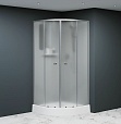 Душевая кабина RGW Andaman AN-208 100x100 см матовое-сатинат, профиль хром сатин