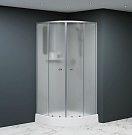 Душевая кабина RGW Andaman AN-208 100x100 см матовое-сатинат, профиль хром сатин
