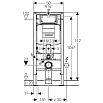 Инсталляция для унитаза Geberit Duofix UP320 111.300.00.5