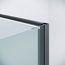 Душевая дверь Niagara Nova 100x195 прозрачное, графит NG-35-10AGR