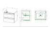 Тумба с раковиной Aquatek Вега 60 см AQ77060-LG серый туман