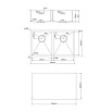 Кухонная мойка Iddis Edifice EDI75G2i77 75 см графитовый