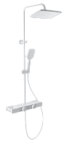 Душевая стойка Wonzon&Woghand Shelf WW-B3552-MW термостат, белый матовый