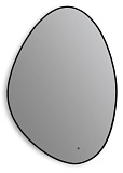 Зеркало Art&Max Como AM-Com-700-1000-DS-F-Nero 70x100 см с подсветкой, черный