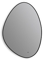 Зеркало Art&Max Como AM-Com-700-1000-DS-F-Nero 70x100 см с подсветкой, черный