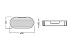 Полка Aquatek AQ4916MB черный матовый