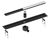 Трап для душа Timo Drain System 600 DS230206/03 60 см, вставка Plate, черный