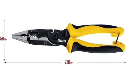Клещи Stayer Xm-21 многофункциональные 23342-21