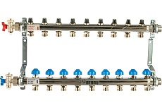 Коллектор REHAU 1 HKV 9 выход-3/4 ЕК нержавеющая сталь 12180911001